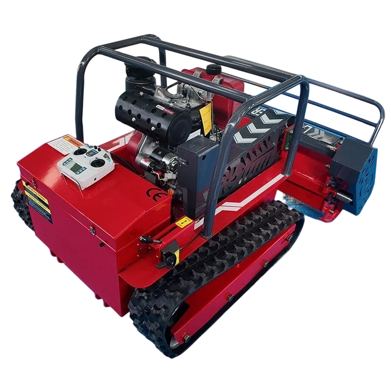 High Quality 60 Degrees Climbing Ability Remote Control Diesel Lawnmower for Garden Remote Control Lawn Mower