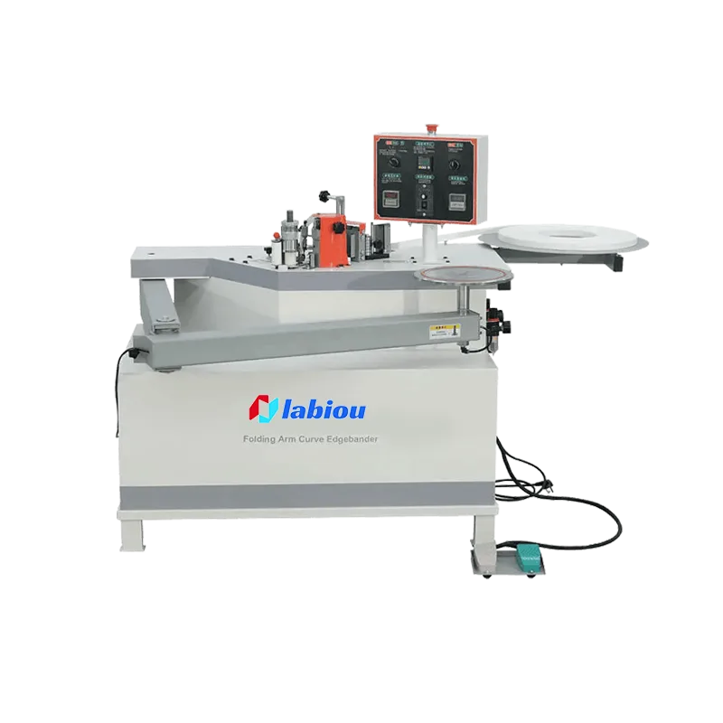 Small rotating arm edge banding machine for special board
