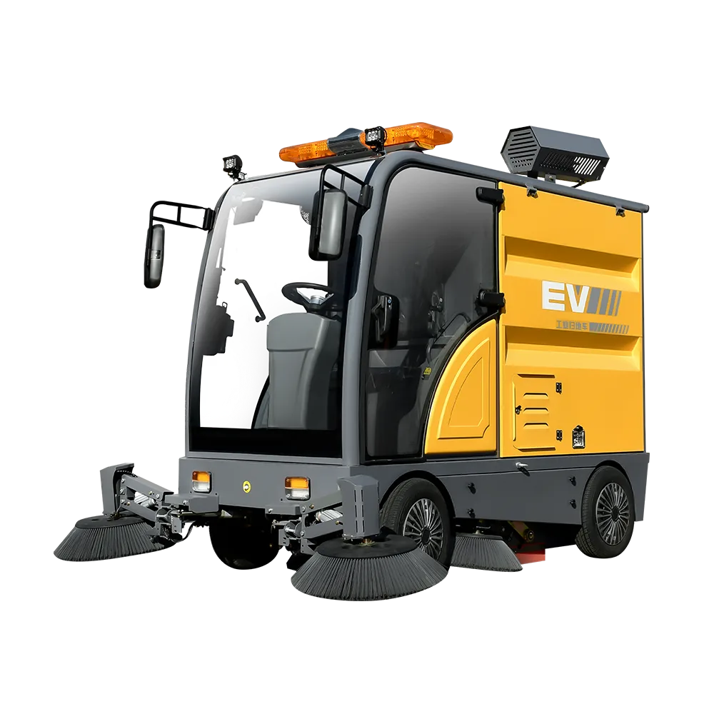 Ride on Floor Sweeper Machine Commercial Electric Sweeping Machine for Parking Lot Warehouse Road Cleaning