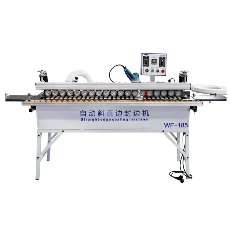 Straight and bevel edge banding machine for the board