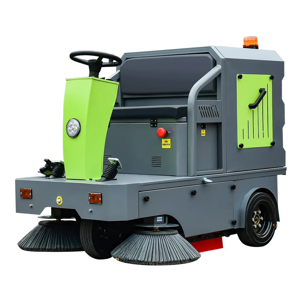 Ride on Electric Sweeper Machine Commercial Floor Sweeper for Airport Factory Parking Lot Cleaning